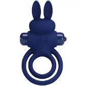 Pretty Love - Darey - Rabbit Cock Ring - Donkerblauw