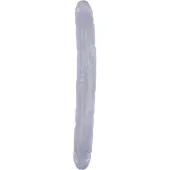 Chisa Novelties Dubbele dildo 32,5 cm - transparant