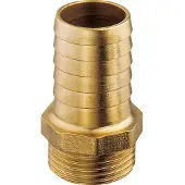 PLASTIMO Brass Straight 1´´ Hose Reducer Goud 32 mm
