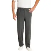 Hajo Comfortabele herenbroek met vouw antraciet - Grijs - Maat - 64