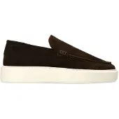 Manfield Bruine suède loafers | Maat 41