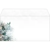 Sigel Kerst envelop 'Eucalyptus magic', gegomd, 90g speciaal papier, inkjet &amp; laser printer, DIN lang, 50 stuks
