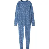 TWO SOON Nachtkledij blauw / wit