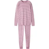 TWO SOON Set mauve / wit