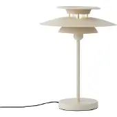QAZQA Retro tafellamp beige staal 45cm - Pauly