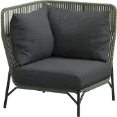 4Seasons Altoro hoekmodule groen incl. 3 kussens