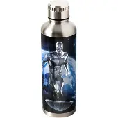Paladone Fantastic Four Metal Water Bottle Silver Surfer