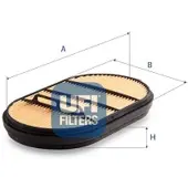 Ufi 27.G88.00 Luchtfilter