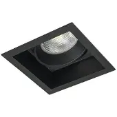 Berla Lighting Inbouwspot Vierkant Mat Zwart GU10 Verdiept 9 x 9cm
