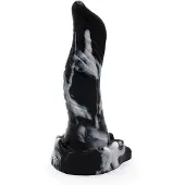 Kiotos Monstar - Dildo Beast 2 Tentacle - 22 x 5 cm - Tie Dye Zwart/Wit