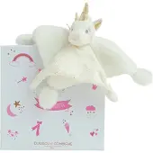 Doudou et Compagnie Doudou - - Eenhoorn goud 22 cm - Kind - Meisje - Wit