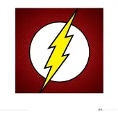 Pyramid Kunstdruk DC Comics - The Flash - Symbol 40x40cm
