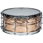 Ludwig LC662KT Hammered Copper Phonic Snare 14"x6,5 - Snare drum