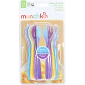 Munchkin kinderbestekset - Kleurveranderende Vork en Lepels Setje Voor Baby's - Warmtegevoelig - Per 6 Stuks - Vanaf 12 Maanden