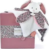 Doudou et Compagnie Knuffeldeken Bunny Blossom 27cm
