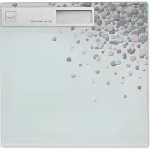 kela Weegschaal Bubbels 30 X 30 X 2 Cm Glas Transparant