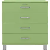 Tenzo Malibu ladekast metaal/hout 86x41x92 cm