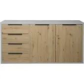 Mäusbacher Clyde ladekast met 2 deuren en 4 laden 180x90x45 cm