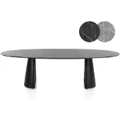 Xooon Arabax eetkamertafel metaal/HPL