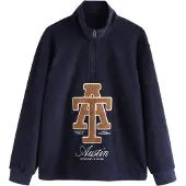 Next Trui navy / bruin / wit