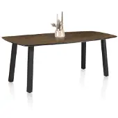 Henders & Hazel Palace bartafel 4-poots HPL/metalen frame gebroken zwart