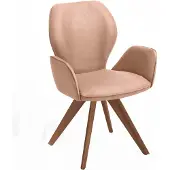 NIEHOFF SITZMÖBEL Colorado Trend-Line design fauteuil wild walnoot/polyester