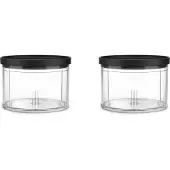 KitchenAid 5KTCRBA35 - Keukenmachine Accessoire - 2 kommen voor KitchenAi Go Hakmolen - 830 ML