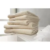 Twentse Damast baddoek ecru 60x110cm