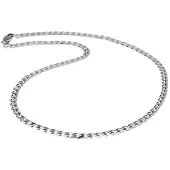 LGT JWLS Stalen heren ketting Gourmet schakel 5mm - 55cm
