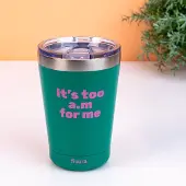 Fisura Koffiemok thermosbeker Its too am for me green van