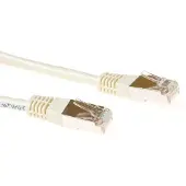 ACT IB7251 F/UTP CAT5E Patchkabel | RJ45 connectoren | Ivoor | 1,5 meter