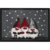 Home Collection Vloerkleed Christmas Dwarfs Rechthoekig - Grijs Title