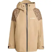 Adidas Outdoorjas 'Xperior' chocoladebruin / cappuccino / mokka