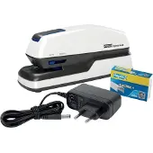 Rexel Nietmachine elektrisch Optima Grip 20vel wit/zwart