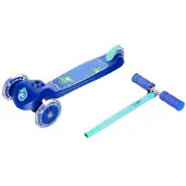 Nils Fun Extreme HLB001 - Kinder Driewielige Step - LED Verlicht Podium - Verstelbaar Stuur - Blauw