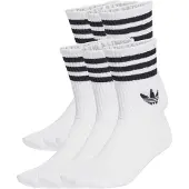 Adidas Sokken '3-Stripes Crew 6 Pairs' zwart / wit