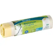 Secolan 1x20 Pedaalemmerzakken met trekband 35 l wit