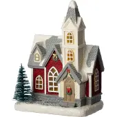 Intratuin Kersthuisje Kerkgebouw 11,5 X 8 X 16 Cm