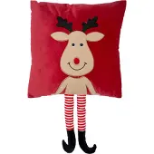 Intratuin Sierkussen Beso Rendier Rood / Bruin 40 X 65 X 10 Cm