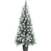 Black Box Kunstkerstboom Norton Besneeuwd D 60 H 120 Cm