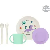 Miniland Dream Learning Tableware Roze