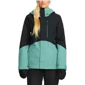 Volcom - Dames ski jassen - V.Co Eras Insulated Gore-Tex Jacket W Arctic Blue voor Dames - Maat S - Blauw
