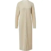 Comma Gebreide jurk beige