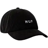 HUF OG Corduroy 6-Panel Trend Caps / Skate Zwart