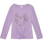 s.Oliver Shirt bruin / lavendel