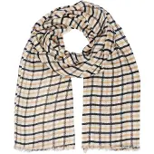 Comma Sjaal beige / crème / zwart