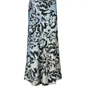 MADELEINE Rok blauw / zwart / wit