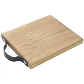 Twentshout snijplank groot - eikenhout - 35 x 30 cm