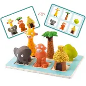 Djeco Spel - Plaats de dammen - - OneSize - Spellen