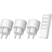 Klik Aan Klik Uit KlikAanKlikUit draadloze stekkerschakelaarset 2300W APC3-2300RN Wit (verbeterd model tov APC3-2300R)
